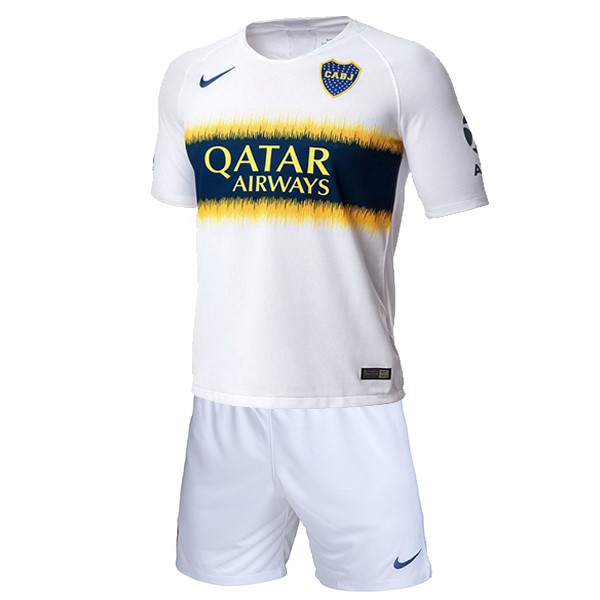 Maillot Football Boca Juniors Exterieur Enfant 2018-19 Blanc